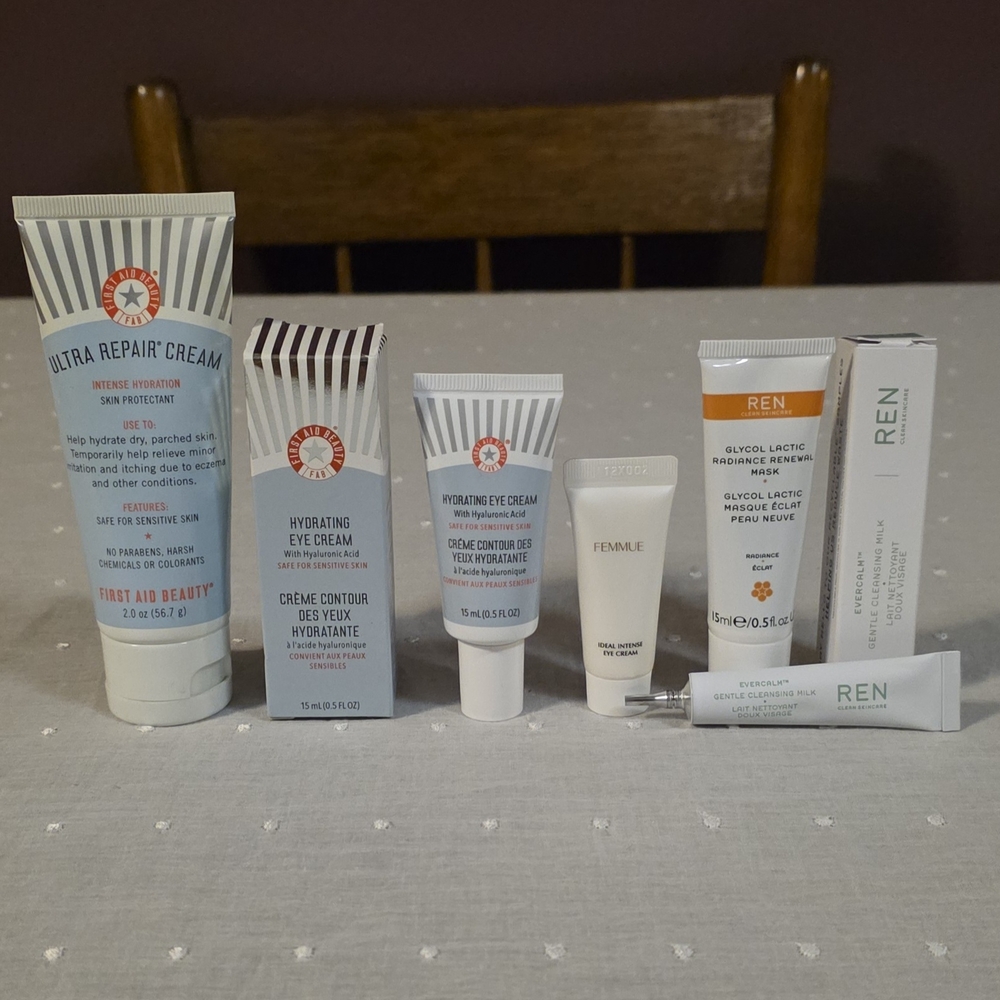 Skincare Bundle First Aid Beauty, Ren, Femme